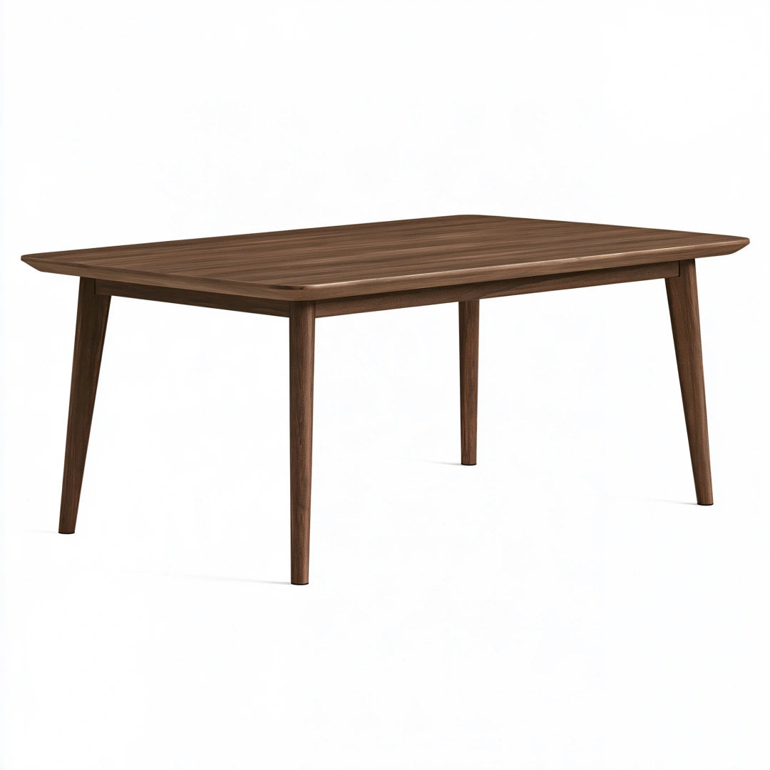 Tavolo da pranzo 160 x 90 cm in legno marrone noce - stile moderno