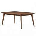 Tavolo da pranzo 180 x 90 x 75 cm in legno marrone scuro - stile moderno
